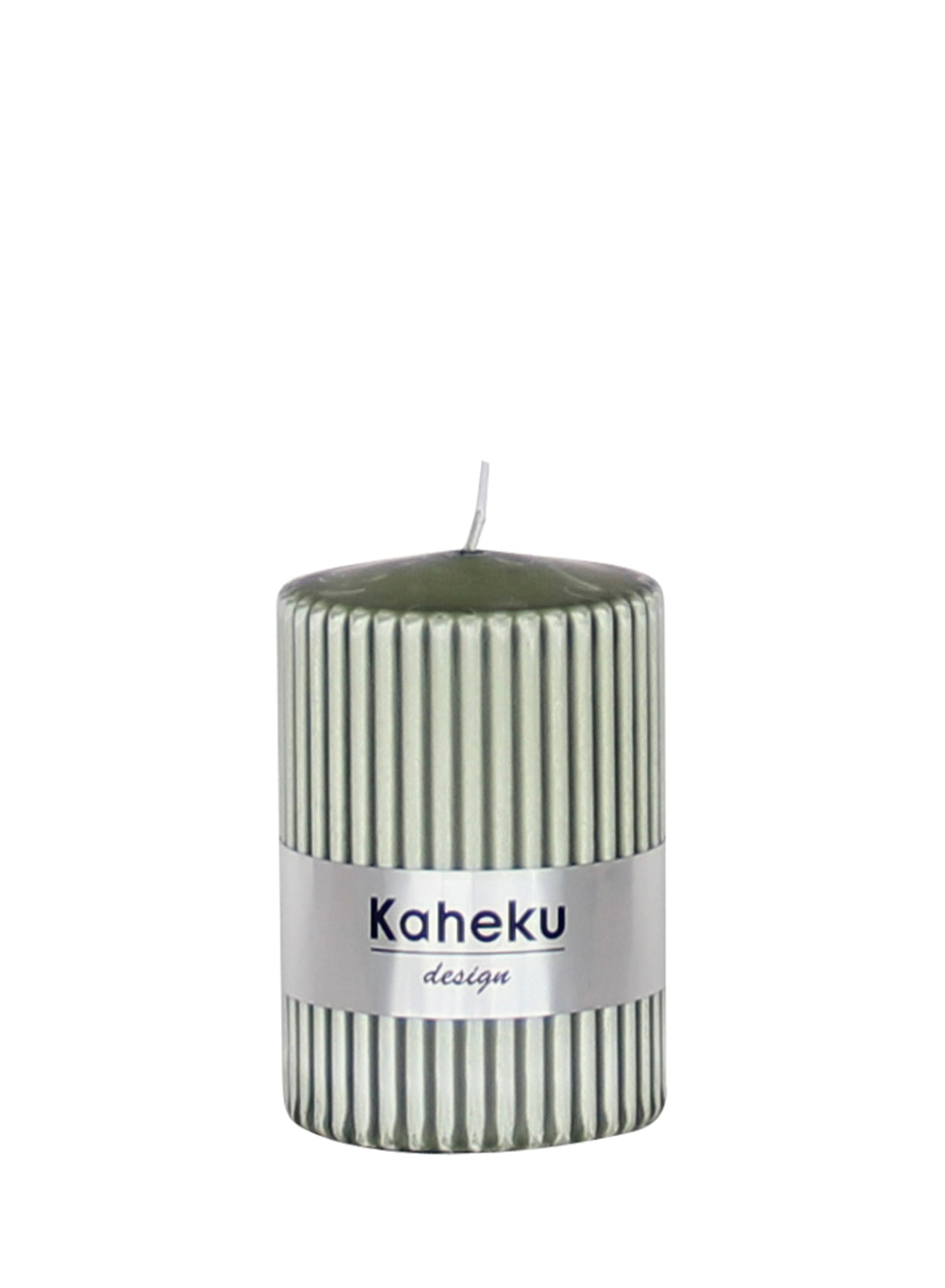 Kaheku-Rillenkerze Powder oliv