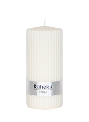 Kaheku-Rillenkerze Powder creme