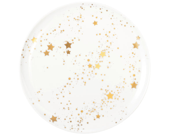 Liberty Frühstücksteller rund 22,5 cm Golden Stars