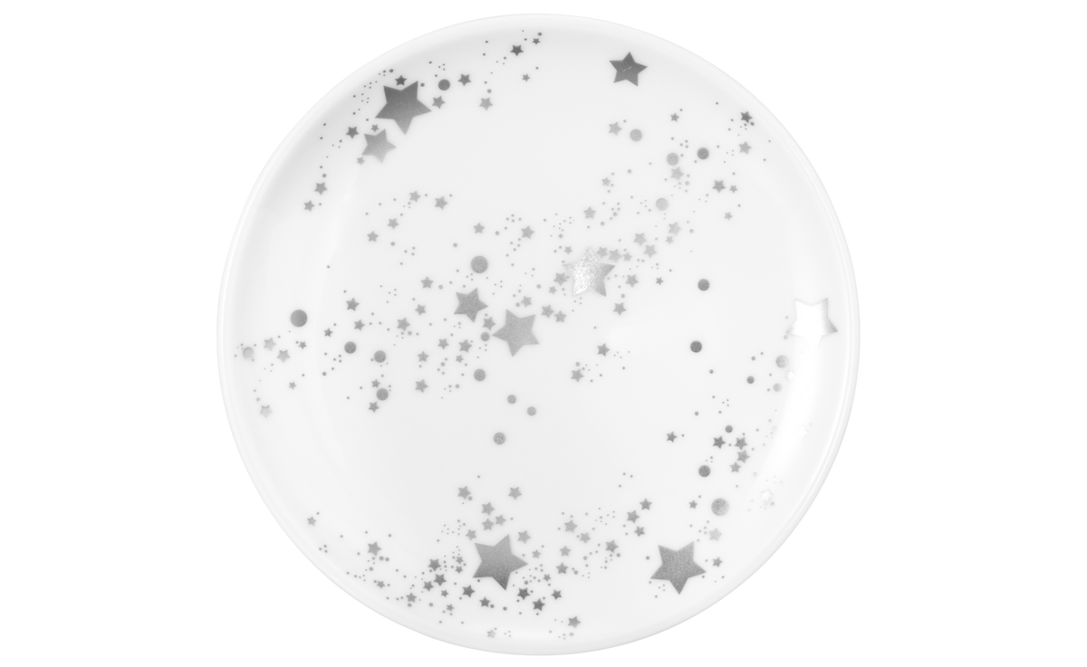 Liberty Frühstücksteller rund 22,5 cm Silver Stars