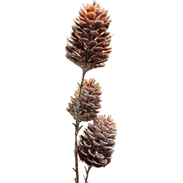Zapfenzweig ArtificialNature, Kunststoff, 60 cm