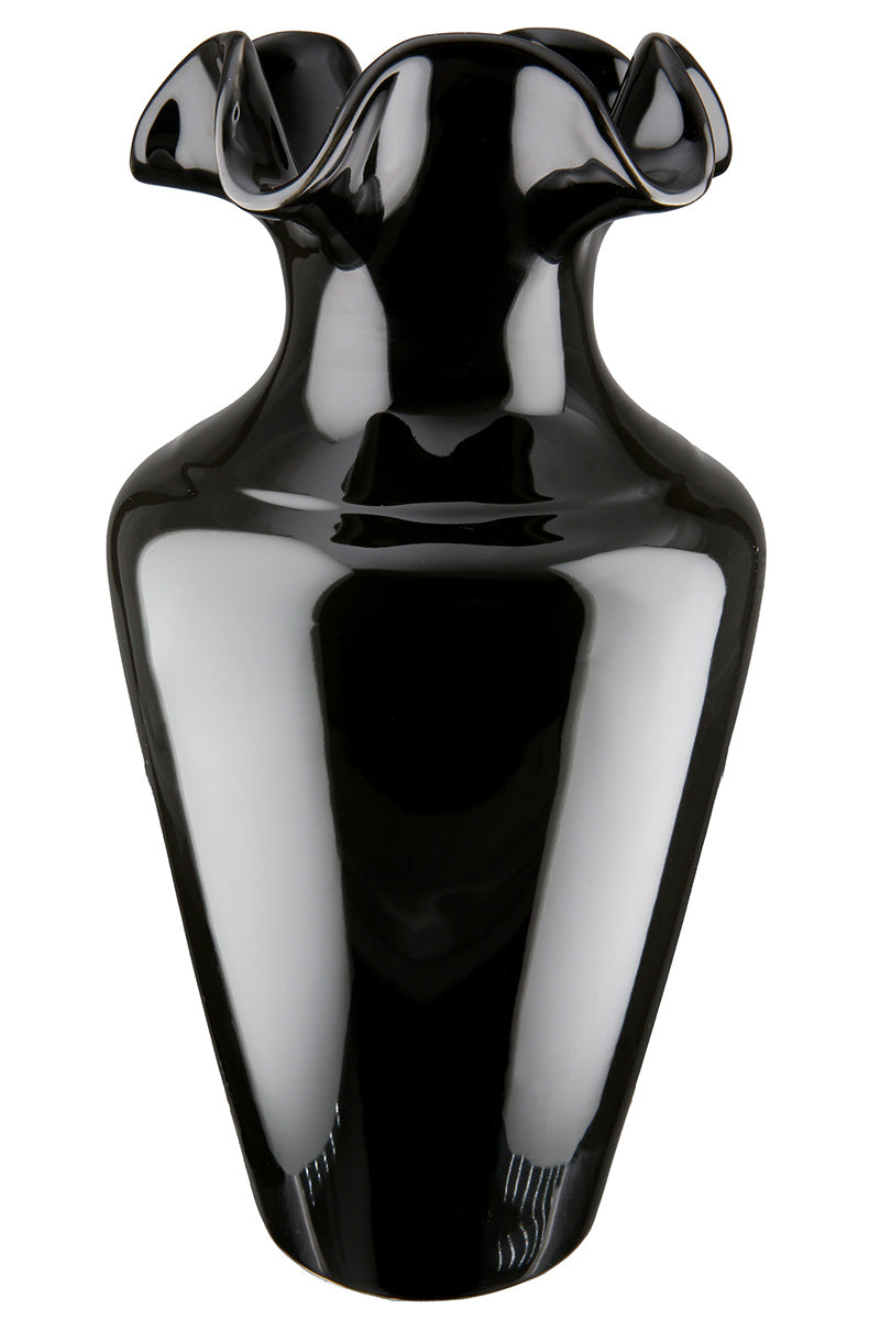 Vase,konisch,  "Irina" schwarz H 32,5 m, D. 17 cm
