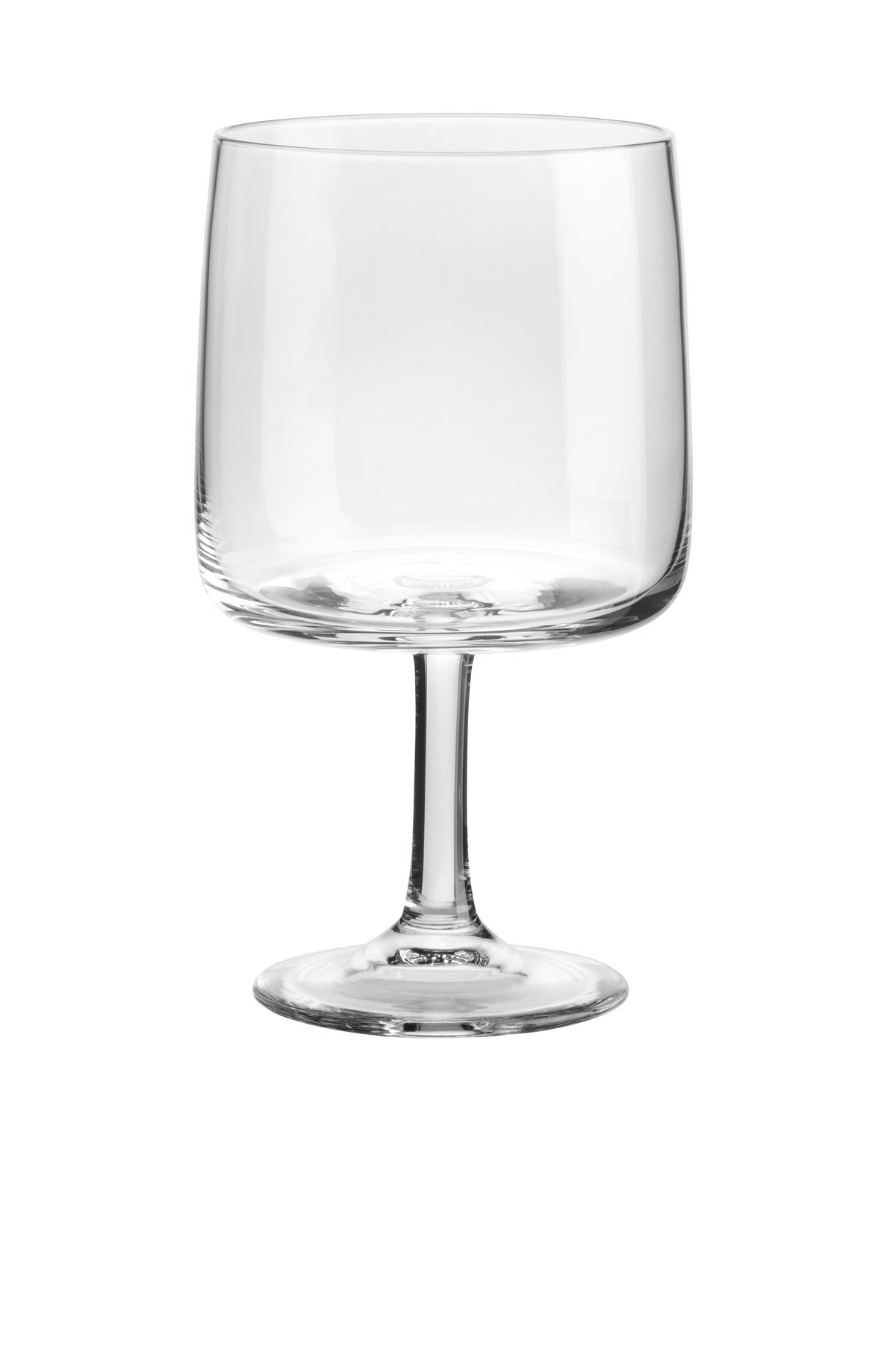Stielglas clear D. 8 cm, H. 14 cm, 0,2 L