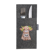 Bestecktaschen "Adelheid" Kuhmotiv