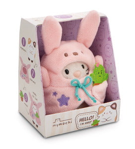 Nici Kuscheltier Set mymochi Katze Angy mit Kaktus u. Hasenkostüm in Geschenkbox