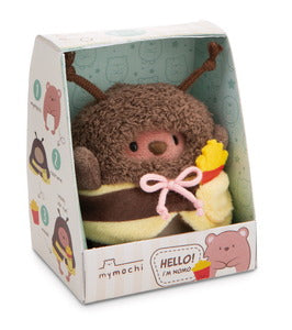 Nici Kuscheltier Set mymochi Bär Nomo mit Pommes u. Bienenkostüm in Geschenkbox