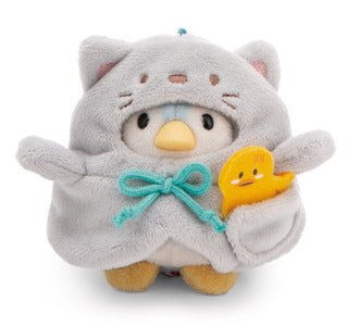 Nici Kuscheltier Set mymochi Pinguin Waddle mit Ente u. Katzenkostüm in Geschenkbox