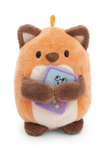 Nici Kuscheltier Set mymochi Fuchs Geeks mit Video Spiel u. Froschkostüm in Geschenkbox