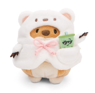 Nici Kuscheltier Set mymochi Hund Hiro mit Bubble Tee u. Eisbärkostüm in Geschenkbox