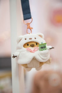 Nici Kuscheltier Set mymochi Hund Hiro mit Bubble Tee u. Eisbärkostüm in Geschenkbox