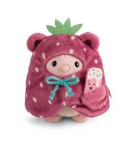 Nici Kuscheltier Set Hase Pibu mit Softeis u. Erdbeerkostüm in Geschenkbox