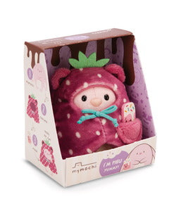 Nici Kuscheltier Set Hase Pibu mit Softeis u. Erdbeerkostüm in Geschenkbox