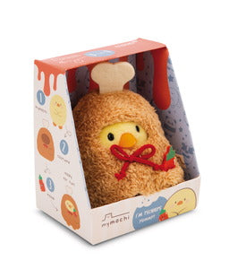 Nici Kuscheltier Set Küken Tschieps mit Chilisoße u. Hähnchenkeulekostüm in Geschenkbox