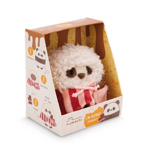Nici Kuscheltier Set Panda Kono mit Schokolade u. Popcornkostüm in Geschenkbox