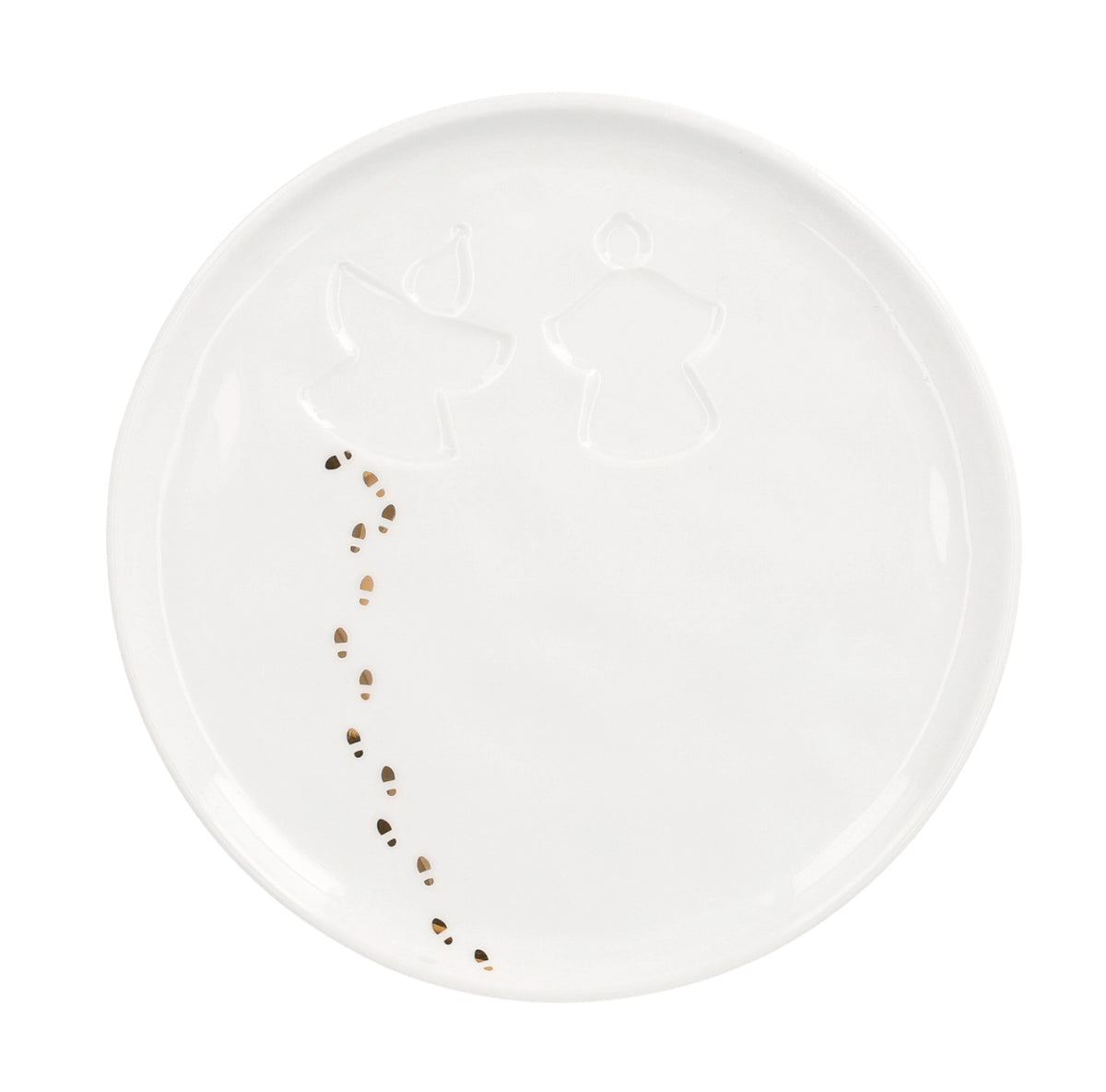 Teller Schneeengelspaziergang H: ca. 1,2 cm • ø: 14,00 cm