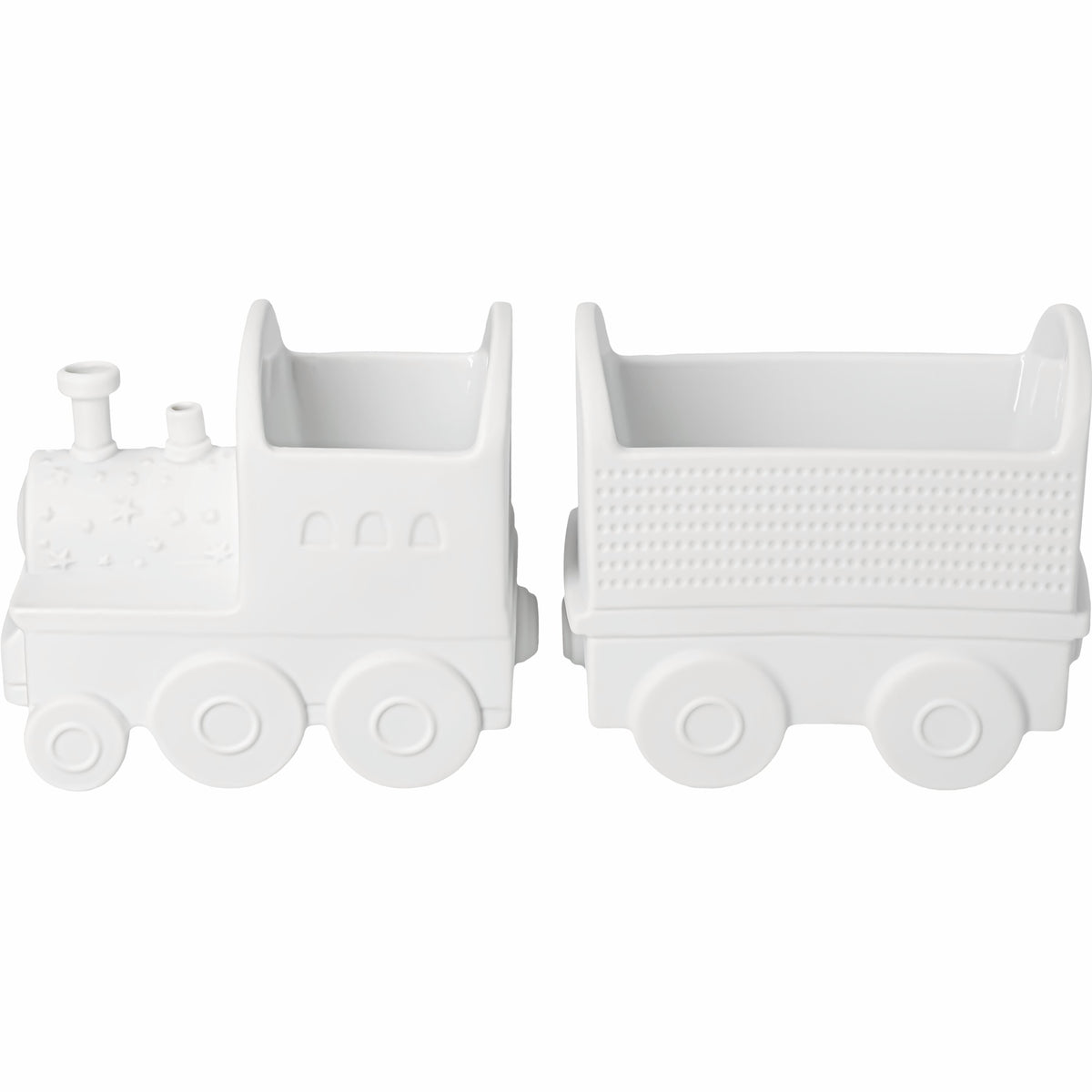 Weihnachtszug - 2er Set L x B x H: ca. 24,9 x 7,2 x 10,5 cm