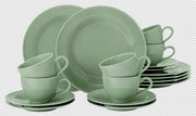 Beat Kaffeeservice Salbeigrün 18-teilig