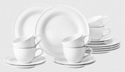 Beat Kaffeeservice weiß 18-teilig