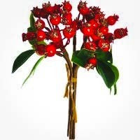 Beerenbund x6 ArtificialNature, Kunststoff, 21 cm