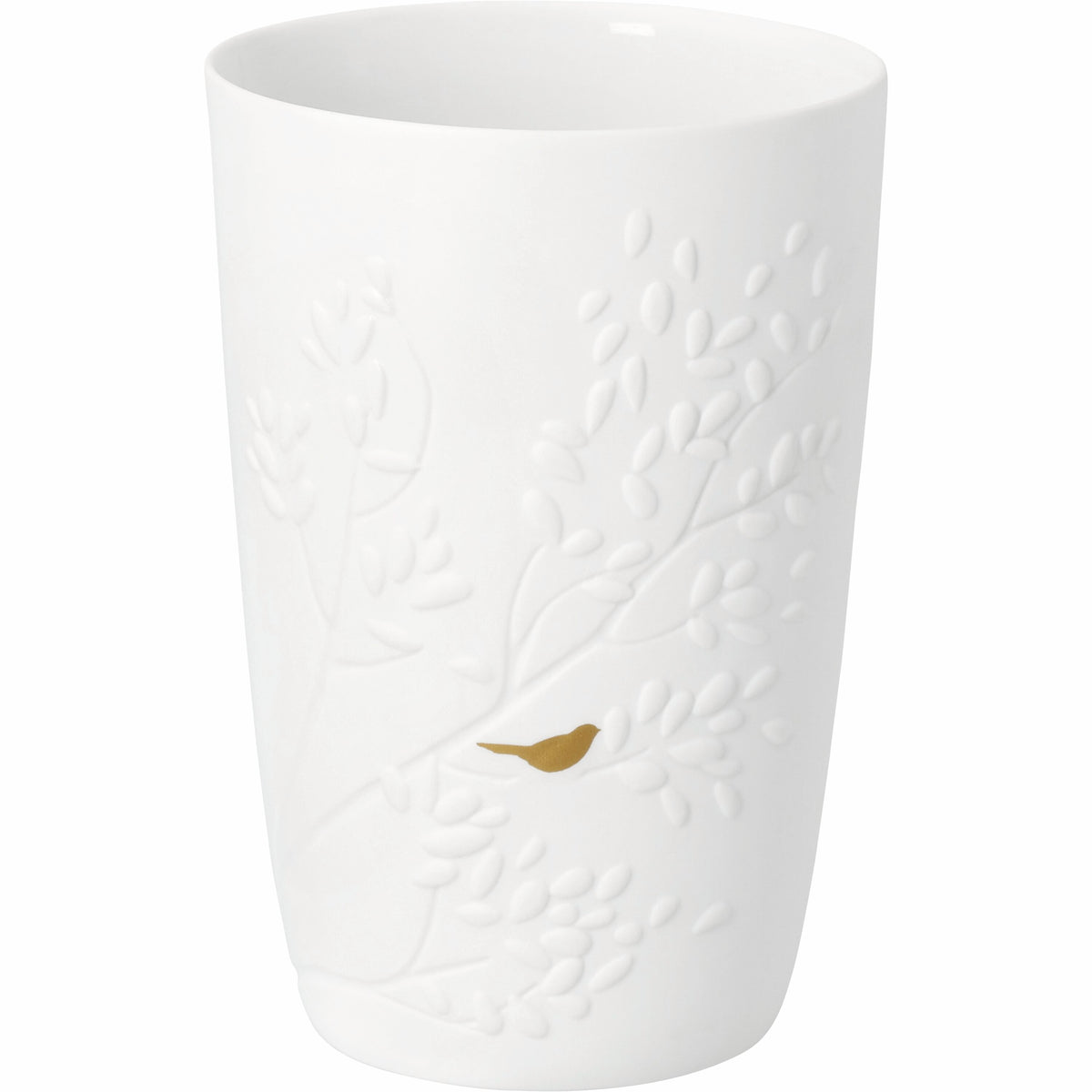 Vase Goldvögelchen Aus der Serie: Porzellangeschichten H: ca. 13,5 cm • ø: 9,30 cm  Art. Nr.: 18445