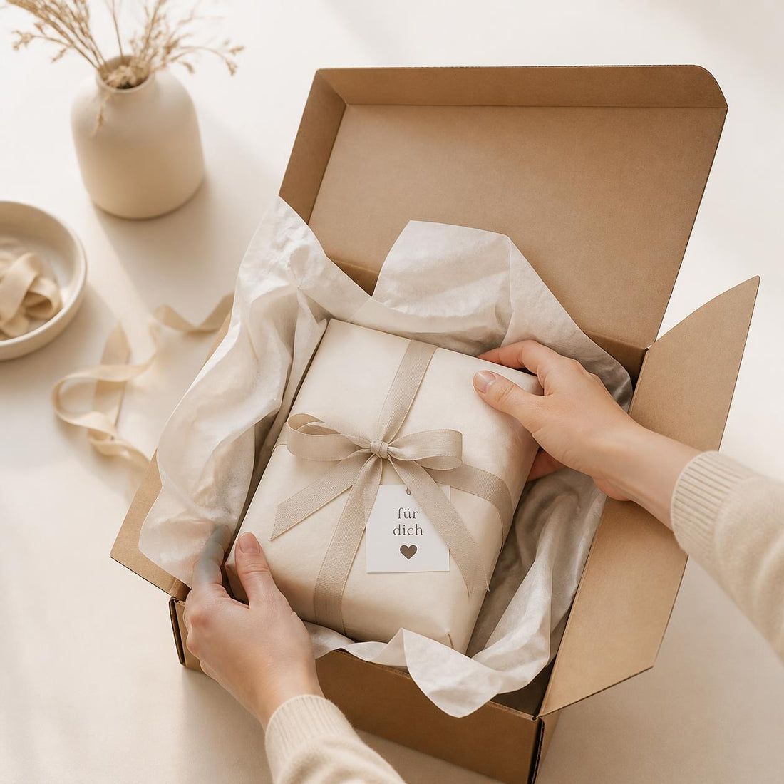 Sorgfältige Verpackung