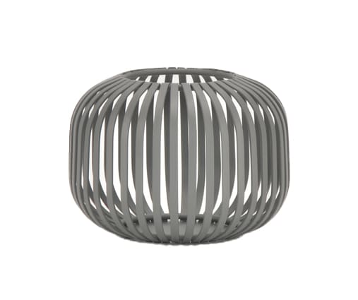 Laterne Lunaro grau S 14x14x10cm