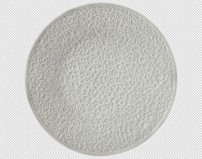 Nori-Home Frühstücksteller Silbergrau rund 21 cm