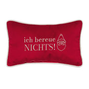Ich bereue nichts! Kisssen 18x32 cm red