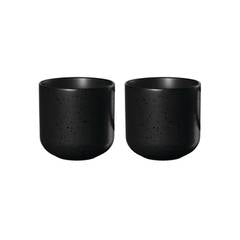 ASA - 2er Set Teebecher schwarz