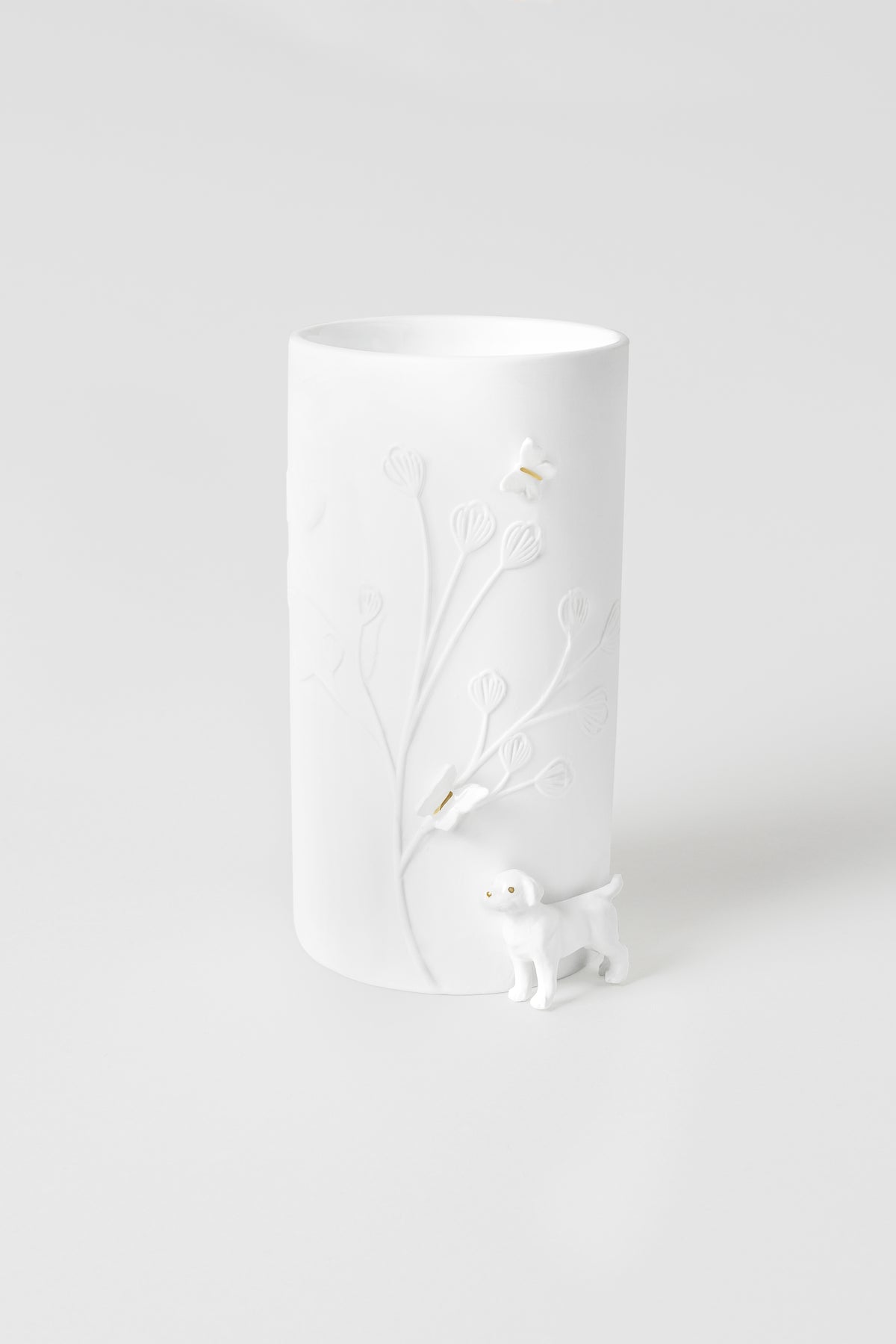 Vase Hund Stehend L x B x H: ca. 10,5 x 9 x 17 cm • ø: 9,00 cm