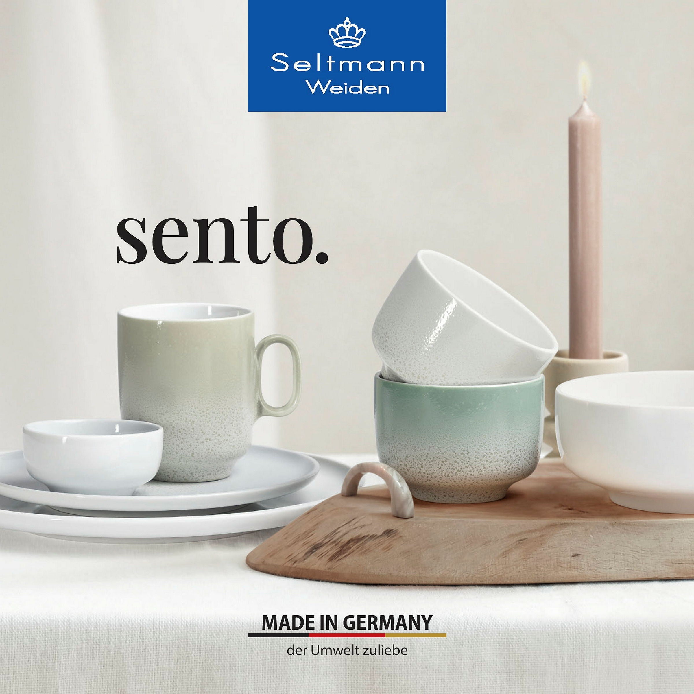 Seltmann Weiden Sento Home Tafelservice 12-teilig Aura cream